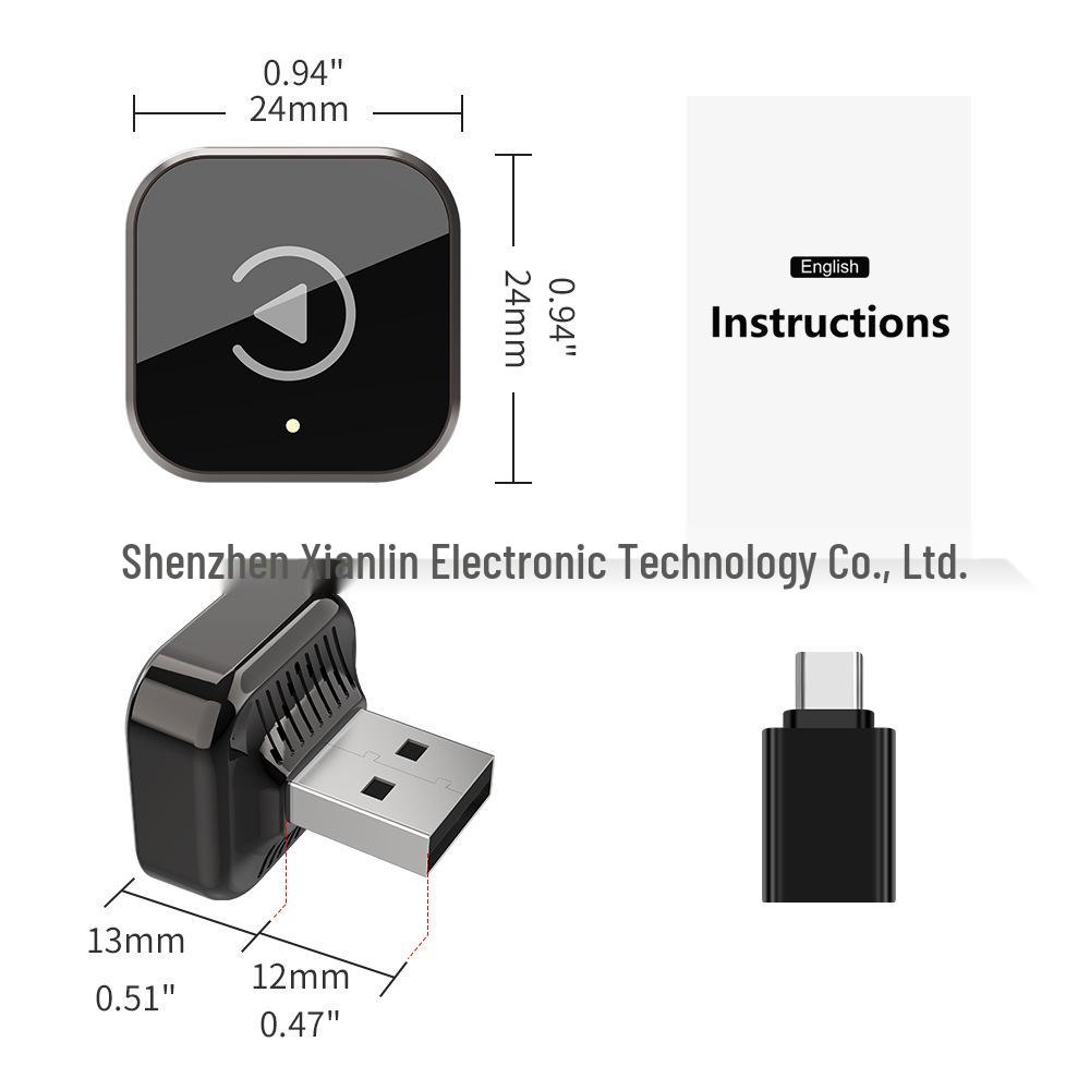 Беспроводной адаптер CarPlay Allwinner V851 для интеграции Apple и Android